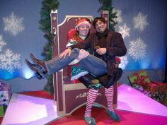 Check out The Santaland Diaries and get your pic taken with Crumpet!
