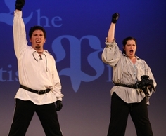 Kelly Elliott and Josh Brown